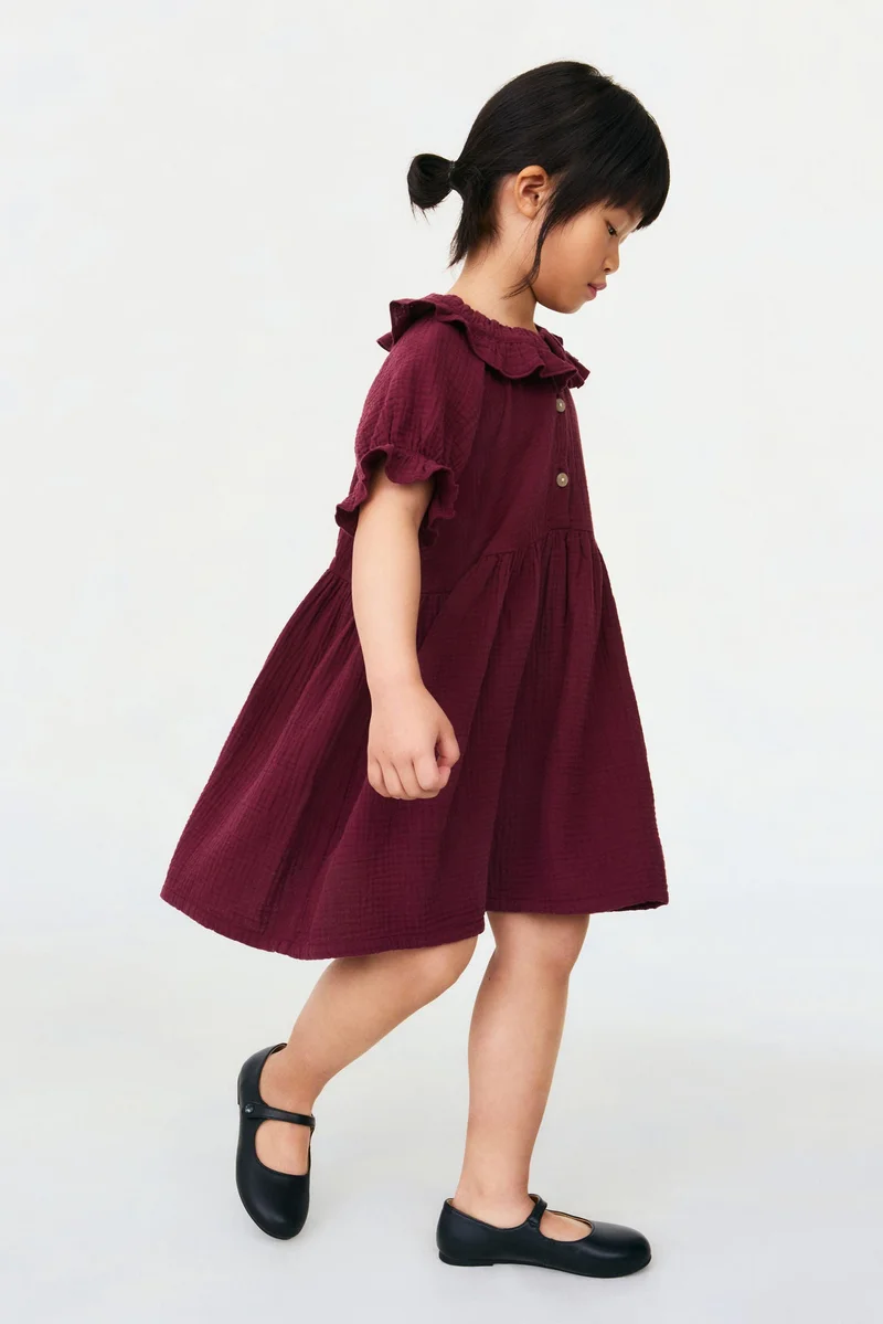 H&M Cotton muslin dress